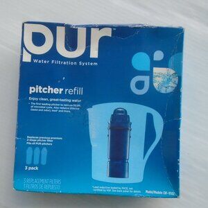Pur Water Filter System 2-Stage Pitcher Refill 3 Pack Model CRF-950Z